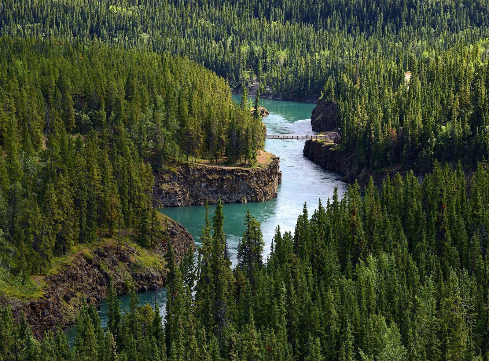Miles Canyon am Yukon River